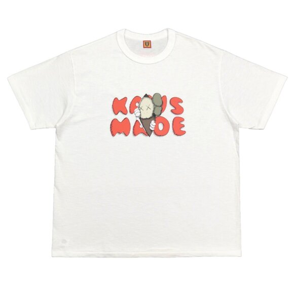 Human Made White Short-Sleeved T-Shirt With Toy Doll Print - Picture 1 of 8